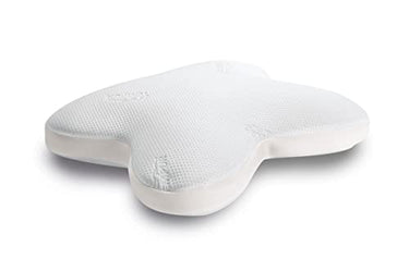 TEMPUR Ombracio Schlafkissen, ergonomisches Bauchschläferkissen in Schmetterlingsform, Liegefühl mittelfest, 60 x 50 x 10 cm, Weiß im Sale